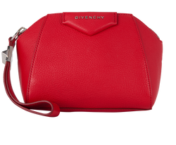 Givenchy Antigona Cosmetic Pouch, Leather, Red, 3CC0145, 3*